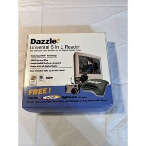Dazzle Universal 6 In 1 Compact USB Flash Microdrive SD Memory Stick Card Reader